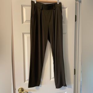 Olive Green Express Straight Pull-on Pant